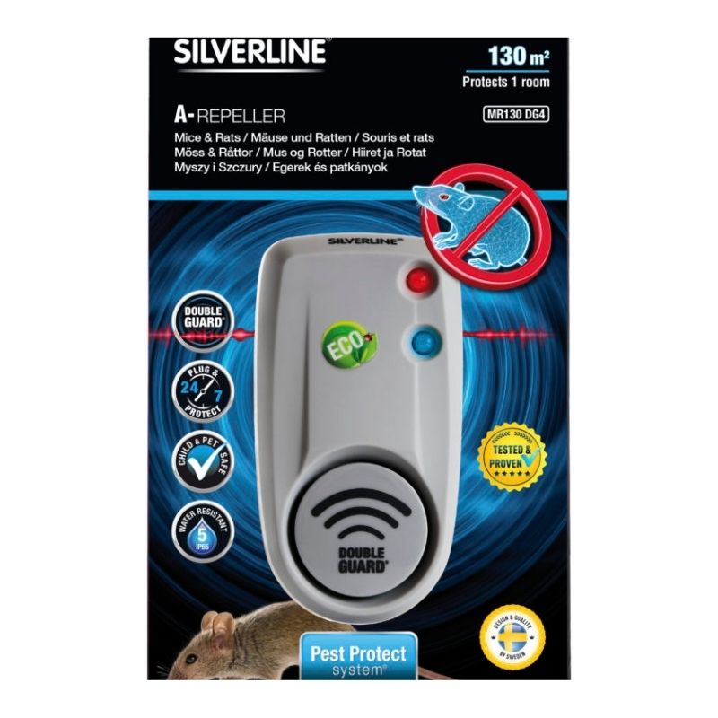 Hiirenkarkotin rottakarkotin Silverline 130 400 IP55 Pihalle hiirenkarkotin-rottakarkotin-silverline-130-400-ip55-pihalle